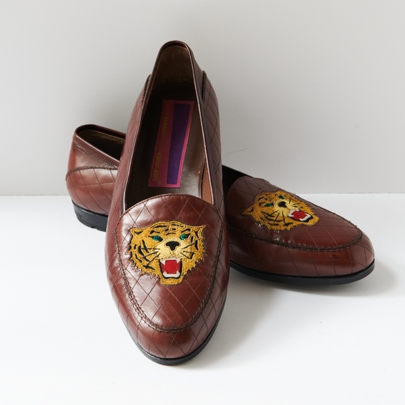 80s - SUSAN BENNIS - WARREN EDWARDS - Loafer - Men\'s - 10.5 - Brown Leather
